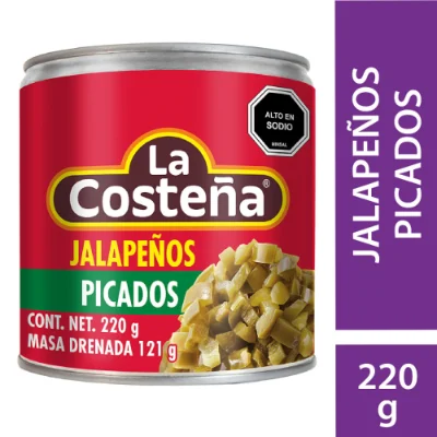 Aji Jalapeños Picados La Costeña 220g