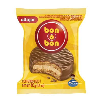 Alfajor Bon O Bon Amarillo 40g