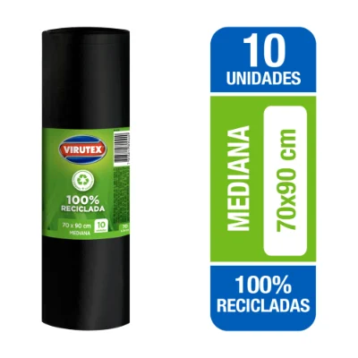 Bolsas Basura Mediana 70x90cm Virutex 10U